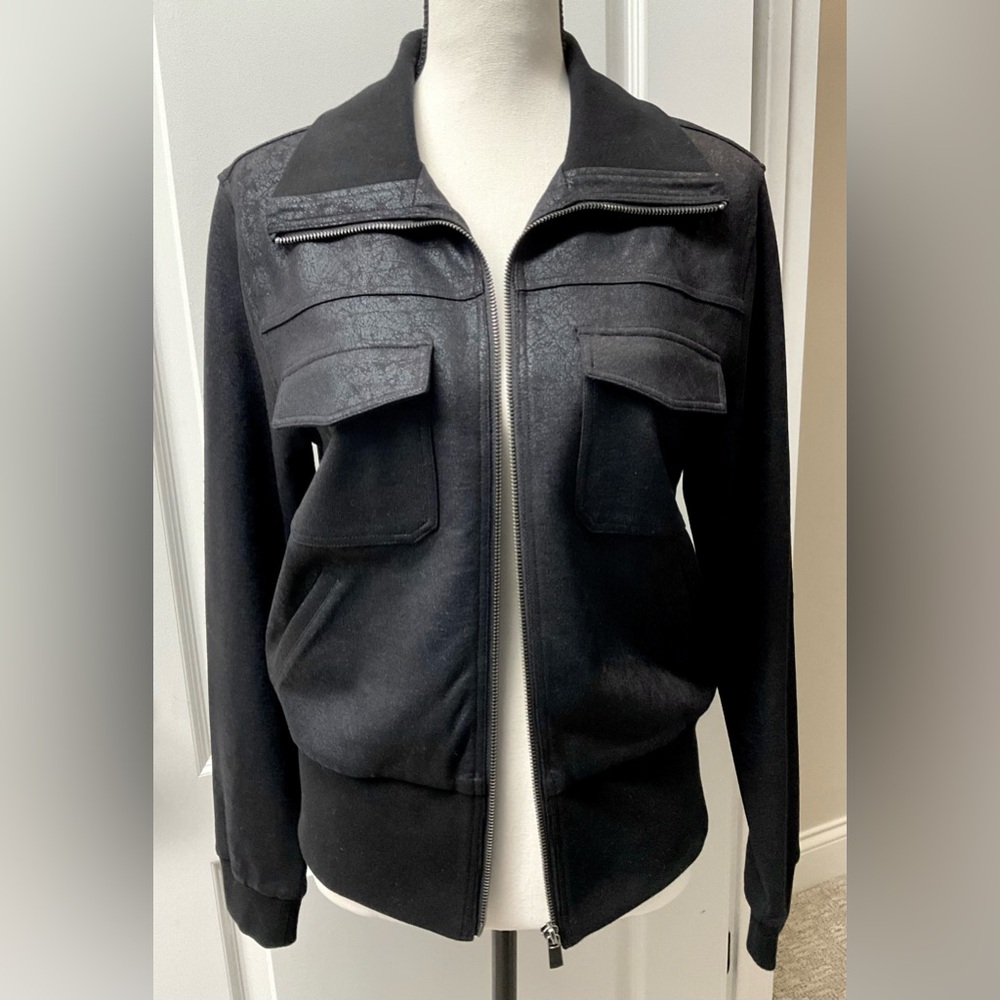 Liverpool Women's Black Bomber Jacket Small
